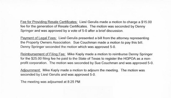 High Gabriel WSC - Board of Directors Meeting Minutes - August 11, 2008 - Regular Meeting Page 3
