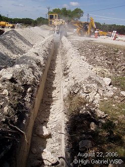 Riva Ridge trench for future use